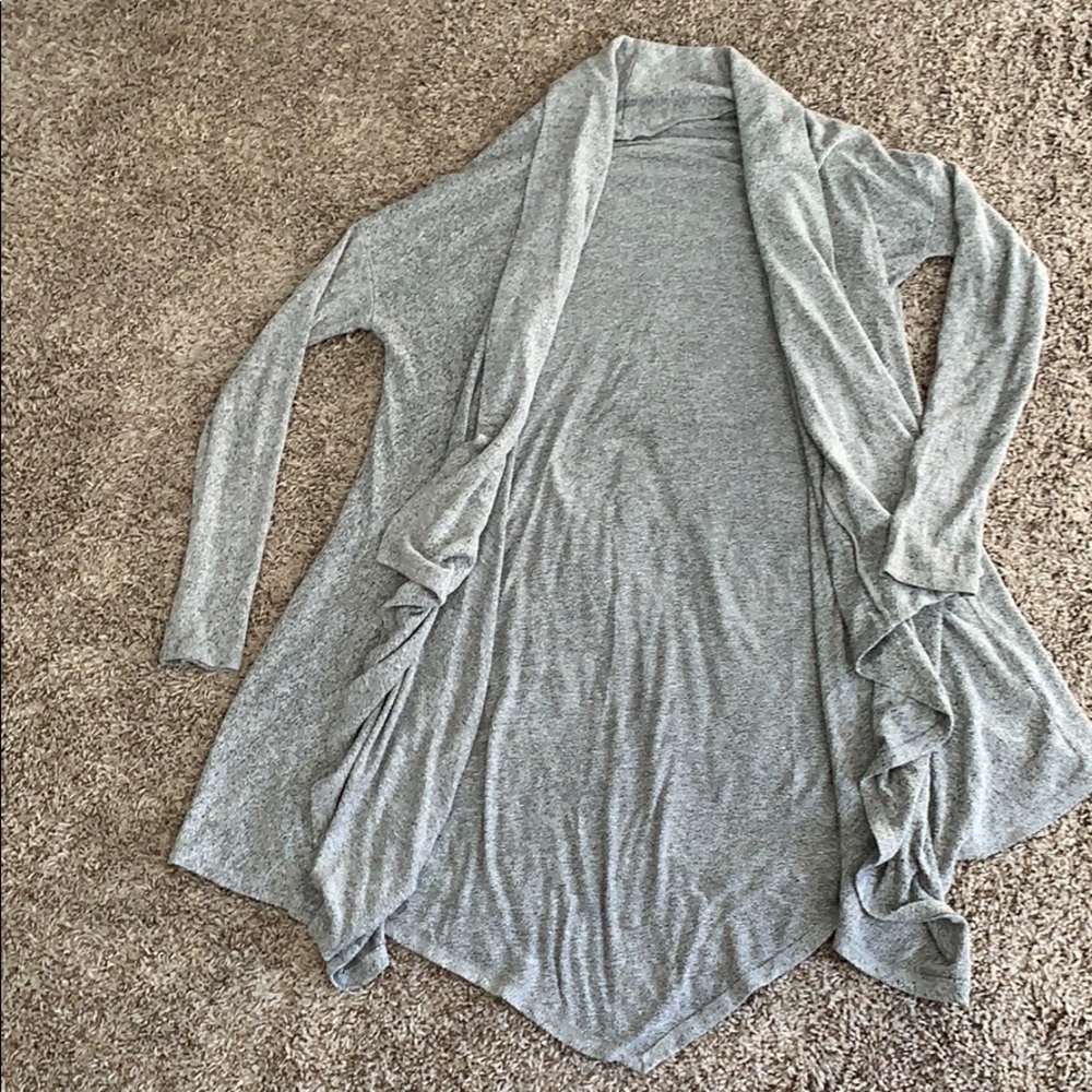 Grey Cozy long cardigan